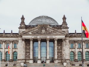 Blick auf den Reichstag von vorn